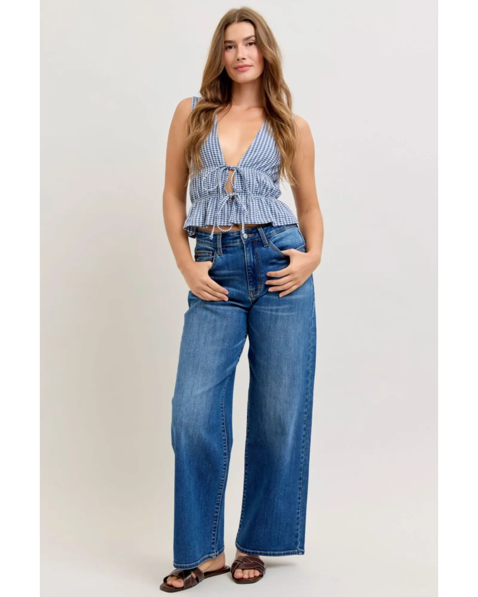 wide leg jeans