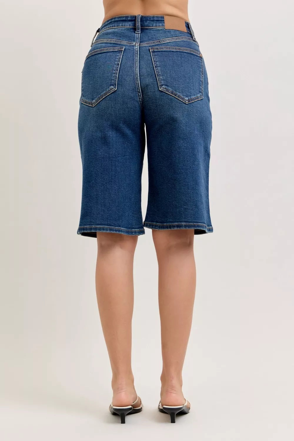 Judy Blue High Waist Bermuda Denim Shorts