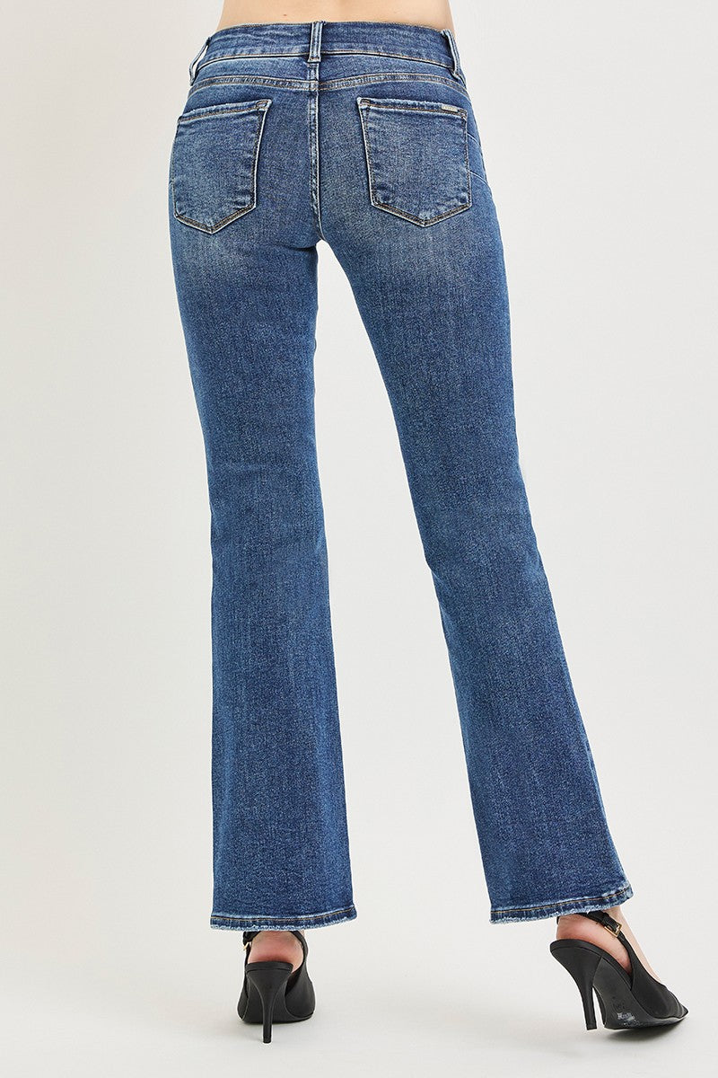 RISEN Tummy Control Low Rise Bootcut Jeans
