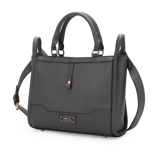 MKF Melody Vegan Leather Tote by Mia K. Charcoal One Size