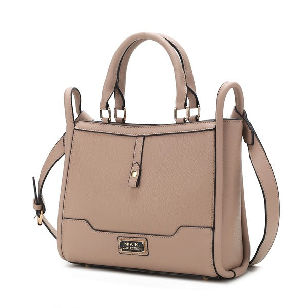 MKF Melody Vegan Leather Tote by Mia K. Taupe One Size