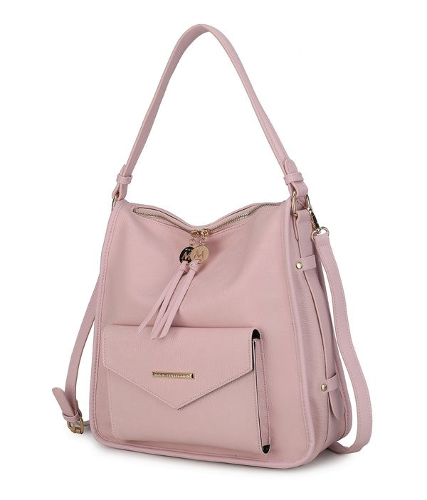 MKF Vanya Shoulder Bag by Mia K Pink One Size