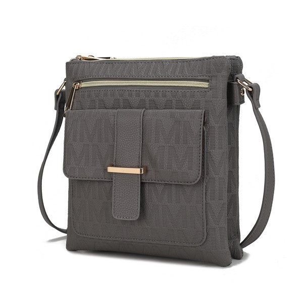 MKF Janni Women's Crossbody Bag by Mia K Charcoal One Size