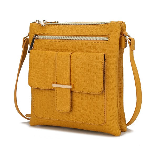 MKF Janni Women's Crossbody Bag by Mia K Mustard One Size