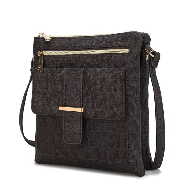 MKF Janni Women's Crossbody Bag by Mia K Chocolate One Size