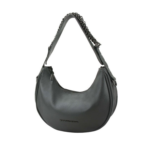 MKF Morgana Shoulder Bag by Mia K Charcoal One Size
