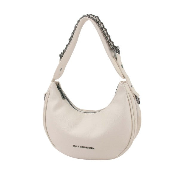 MKF Morgana Shoulder Bag by Mia K Ivory One Size