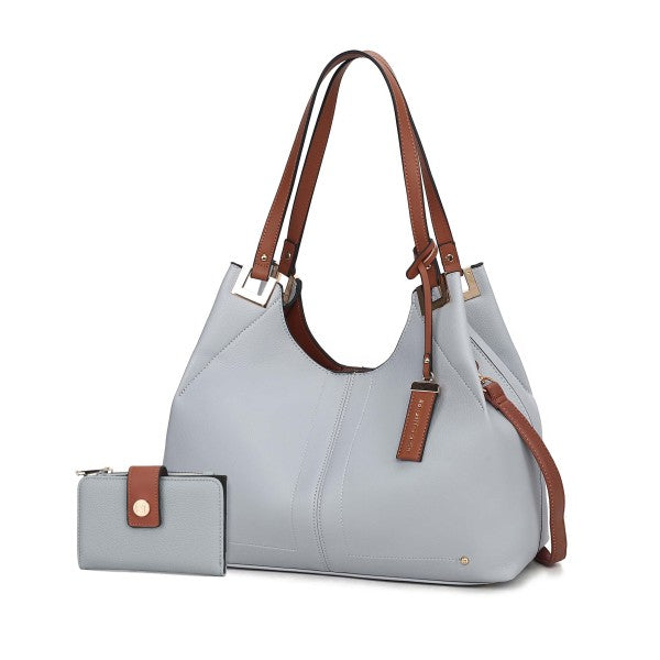 MKF Estelle Shoulder Bag by Mia K Light Blue One Size