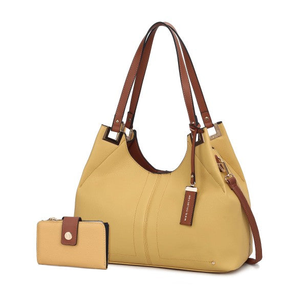 MKF Estelle Shoulder Bag by Mia K Yellow One Size