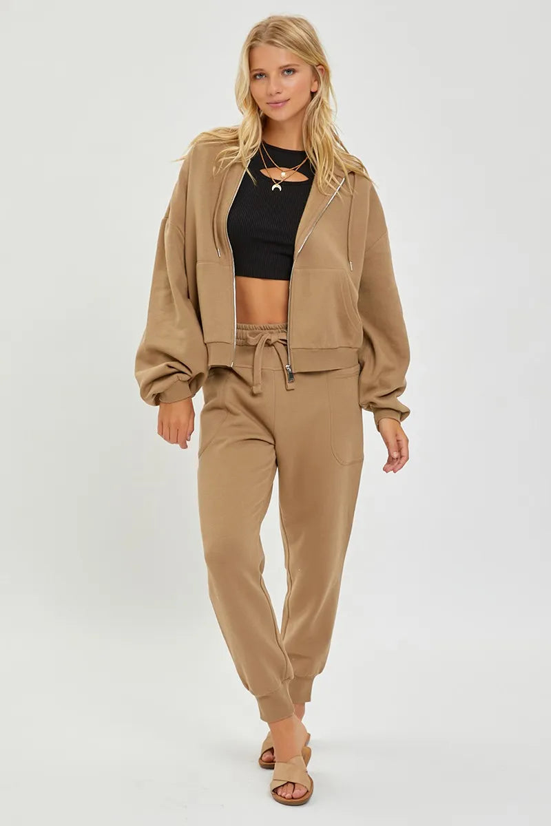 RISEN High Rise Relaxed Joggers