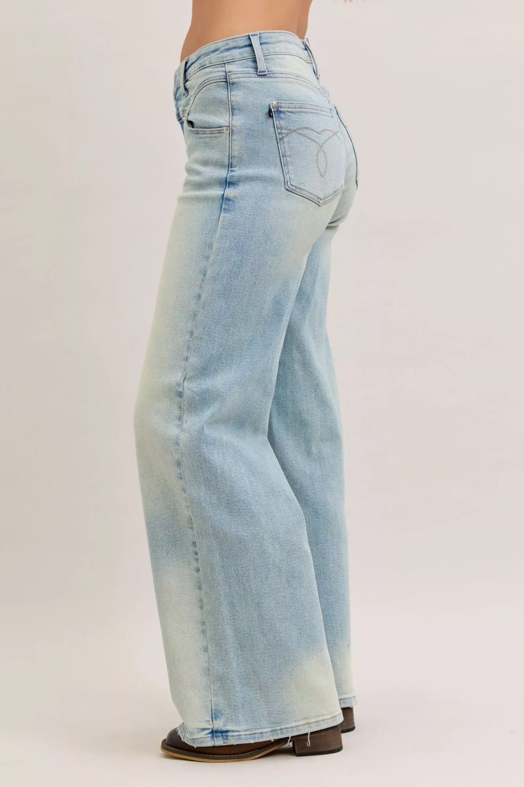 Judy Blue High Waist Column Straight Jeans 881044