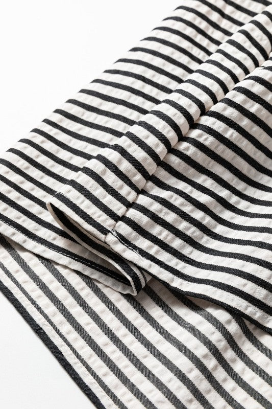 Opal Contrast Trim Midi Dress